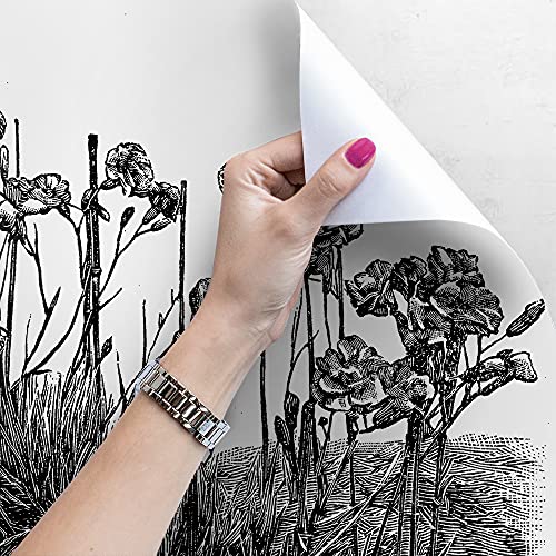 Papier peint auto-adhésive vintage 208x146 cm pour sticker mural meuble