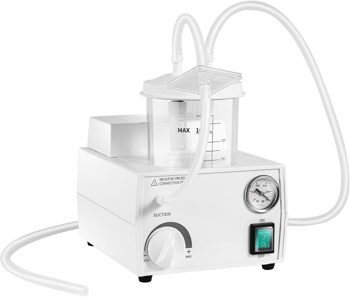 1000ML Electric Suction Machine, Portable Veterinary Suction Machine for Home Use 110V (B)