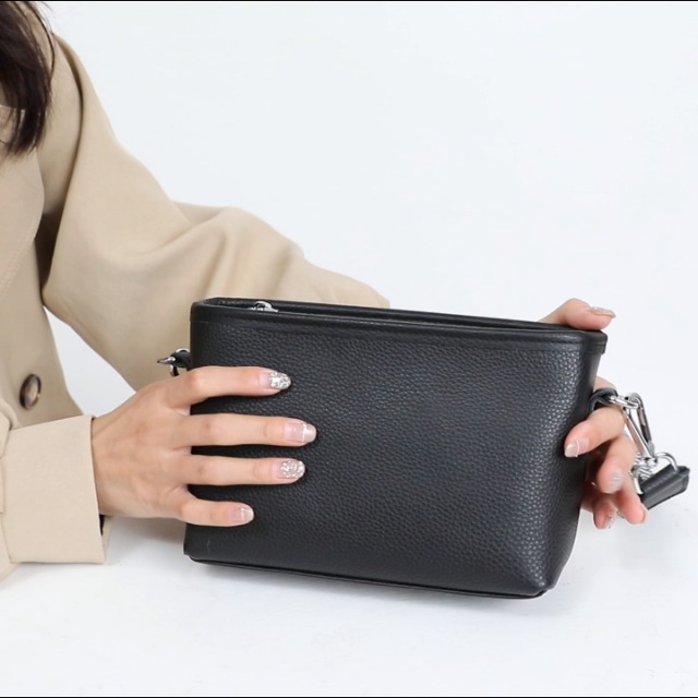 TIAASTAP Genuine Leather Crossbody Bag For Women - Adjustable Wide Strap, Small Handbag For Daily Use