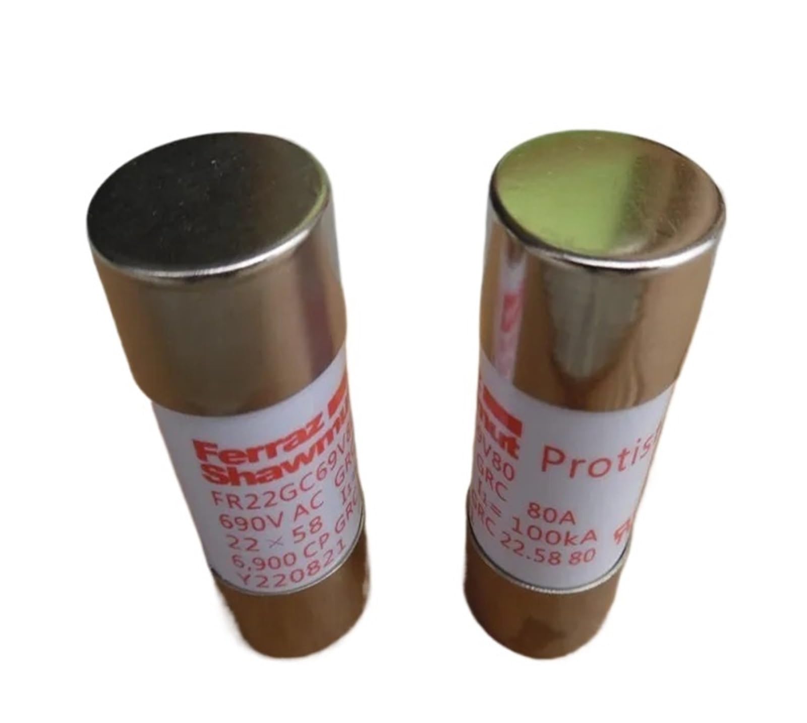 Fusibles FR22GC69V20 cylindriques 22x58mm pour protection industrielle