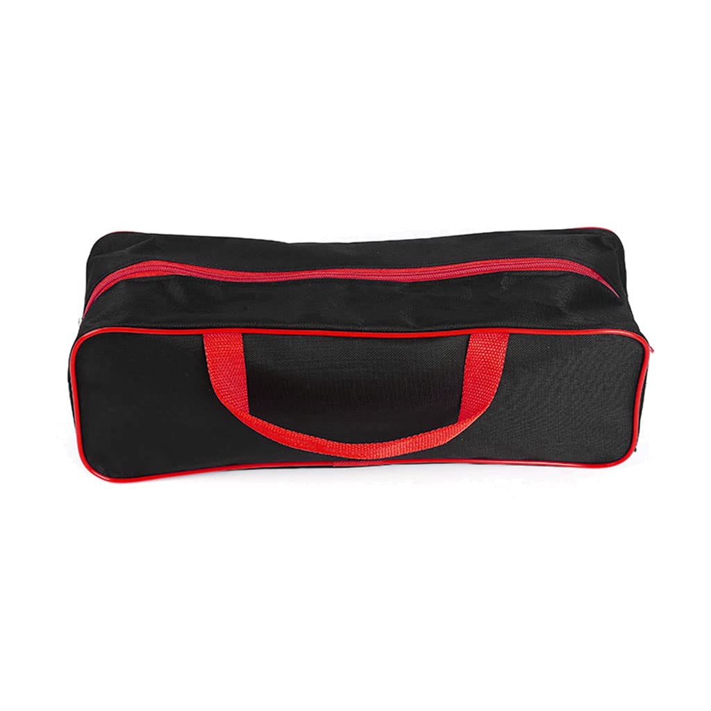 Crffz Men's Red Electrician Storage Bag Multifunctional Electrician Tool Bag For Water Electricians Decorators Anti-Scratch Waterproof Tool Bags For For Construction Electricians