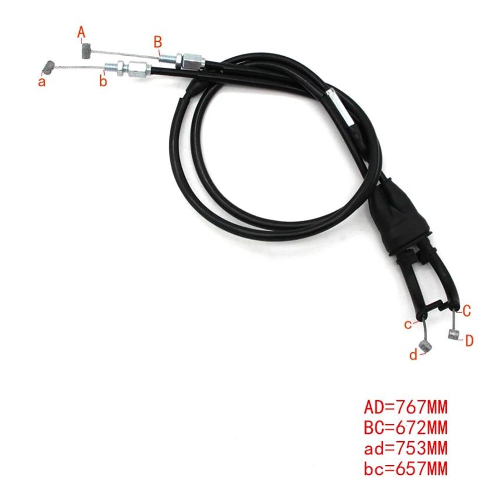 Cavo Acceleratore Acceleratore Moto per Y&amaha YZF R1 2009 2010 2011 2012 2013 2014 OEM:14B-26302-00 14B-26302-01 Accessori