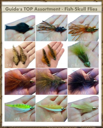 Next Generation Streamer Flies - Fish-Skull Assortment (12 Flies)