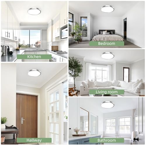 Image of hykolity 12 Inch Selectable CCT LED Round Flat Panel Light,24W,2400LM