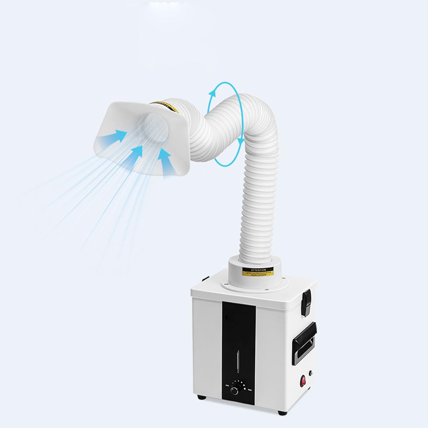 Indoor Welding Fume Filter Smoke Purifier, 50W 110V Benchtop Smoke Absorber Smoke Purifier Fume Extractor, Low Noise Soldering Smoke Sucker