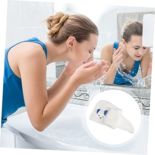 Abaodam Toalha De Cabelo Seco Envoltório De Cabelo De Algodão Toalha De Secagem Rápida Touca Absorve