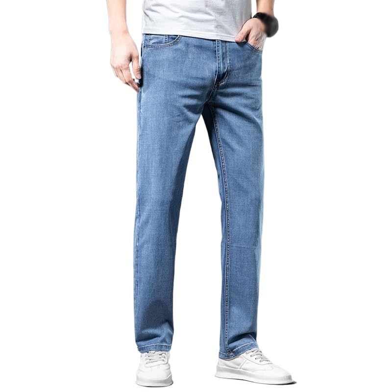 Formal Casual Jeans Classic Stretch Jeans Spring and Fall Jeans(40)4