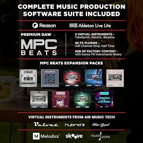 M-AUDIO Oxygen Pro Mini 32-Key USB MIDI Keyboard Controller for MacOS and WinOS, with Beat Pads, Assignable Knobs and Faders, and Native Instruments Sound Pack (NKS Integration) by M-AUDIO - Image 9