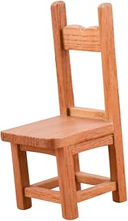 EXCEART Móveis Em Miniatura Móveis Para Casa De Bonecas Em Miniatura Móveis Para Casa Em Miniatura Estatuetas De Cadeira Em Miniatura Mini Cadeira De Madeira Modelo De Cadeira Pequena