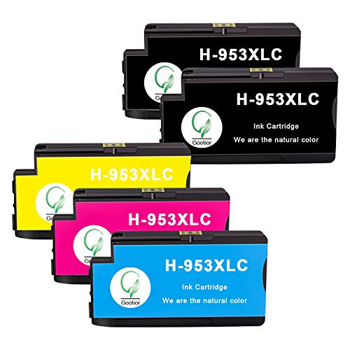 Gootior HP 953xl Remanufacturéd HP 953 953XL Cartouches d'encre Compatible avec HP Officejet Pro 8710 8720 7740 7720 8718 8715 8210 7730 8725 8728 8730 8740