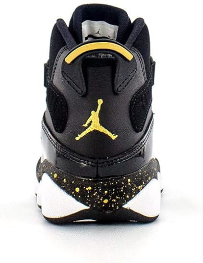 Jordan 6 Anillos Negro/Metálico Dorado-Blanco (PS), negro, dorado,  metálico, blanco (BLACK/METALLIC GOLD-WHITE), 2MUS Poco Niño :  Amazon.com.mx: Ropa, Zapatos y Accesorios