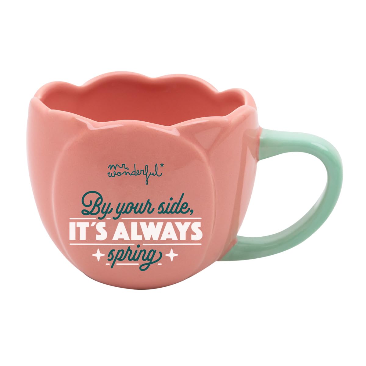 Mr. Wonderful - 3D Mug Pink - by Your Side, It's Always Spring - Capacity: 330 ml