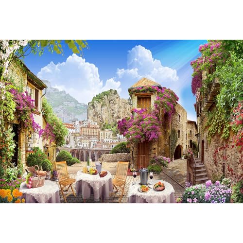 Italy Tuscany Backdrop Europe Ancient Old City Italy Photography Backdrop