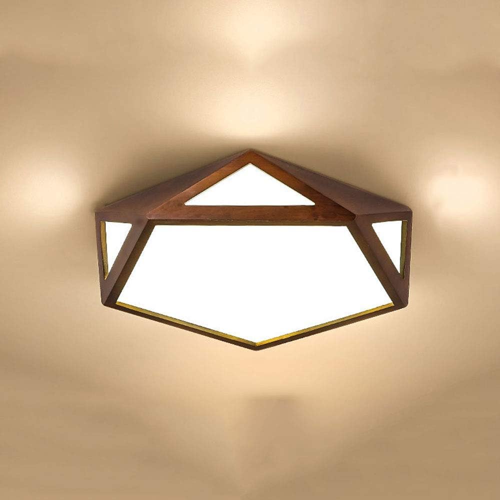Lustre LED géométrique à multiples facettes pour plafond - 8
