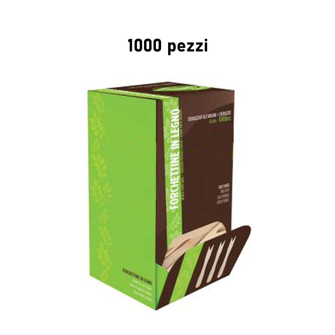 100 Pezzi Forchette in Legno USA e Getta Olinner 105mm Forchette