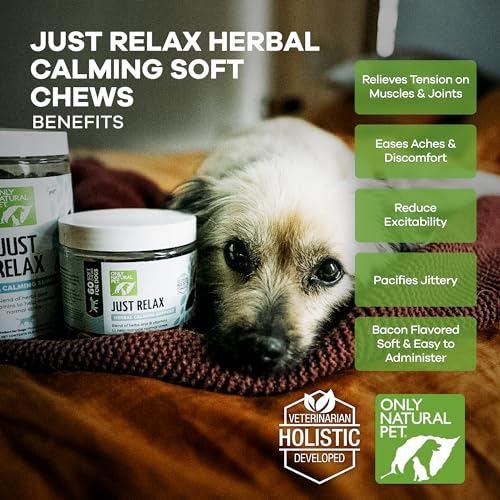 Only Natural Pet Just Relax Herbal Calming Chews for Dogs, 60 Soft Chews - Image 4