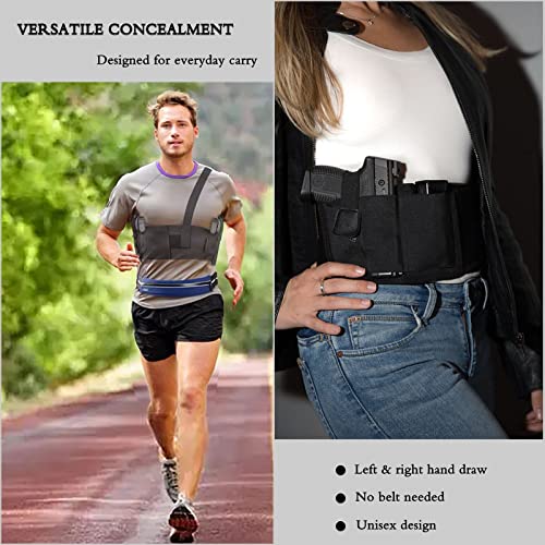 Kcctoo Deep Concealment Shoulder Holster Elastic Tactical Underarm Gun Holster For Men Women #TOP2