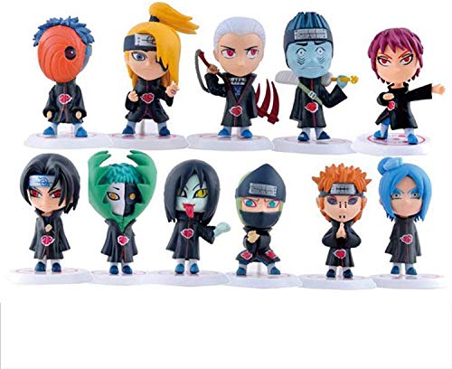 World Collection Lote de Figuras de Naruto Akatsuki,Figuras coleccionables del Universo Naruto...