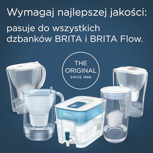 BRITA Wkład filtrujący MAXTRA PRO Pure Performance do wody – opakowanie 6 szt. – oryginalny wkład BRITA poprawiający smak wody kranowej, redukujący zanieczyszczenia, chlor, PFAS, pestycydy i kamień