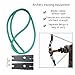 Fowspvzn Archerys Bow Hunting Practice Postures Train Band Exerciser Training Elastic Rope Archerys Trainer Puller Grip