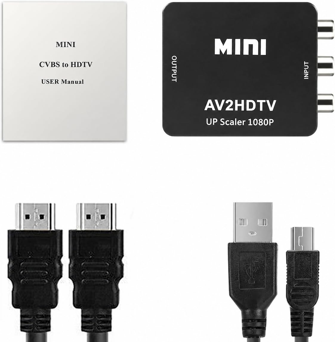 Amazon | RCA to HDMI 変換コンバーター AV to HDMI 変換コンバーター