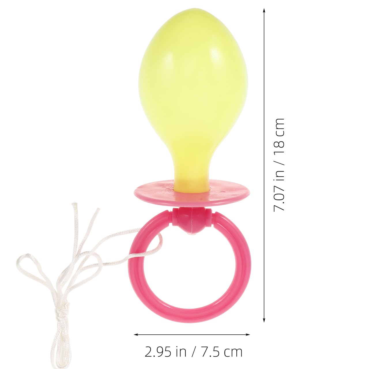 IMIKEYA Oversized Pacifier, Pink Jumbo Costume Prop