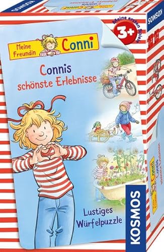 KOSMOS 712808 Connis Beautiful Experiences – Children's Game & Puzzle Game with Conni, Lovingly Illustrated, Promotes Motor Skills & Concentration, Short Playing Time, Family Game for 1-4 Children