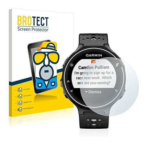 BROTECT Protector Pantalla Anti-Reflejos Compatible con Garmin Forerunner 230 (2 Unidades) Pelicula Mate Anti-Huellas