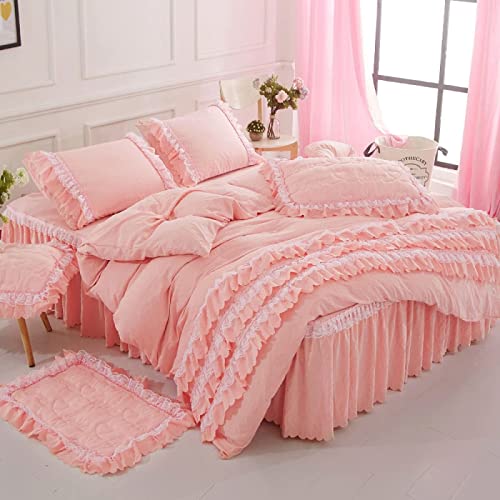 Housse de couette en coton respirant et dentelle pour un sommeil frais sans irritation
