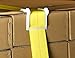 Vee Board 20-Pack Corner Edge Protectors for Cargo Loads, Cushion for Tie-Down Logistic Ratchet and Cam Straps Tie Downs on Flatbed Trailers, VBoard Tiedown Corner Protector White
