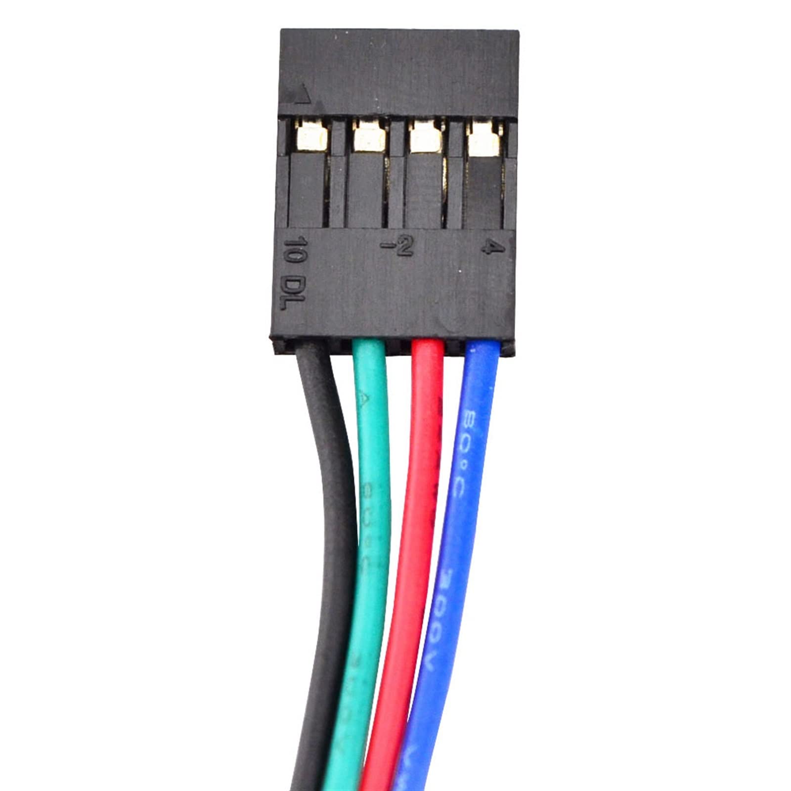 DOLUNTO 5pcs NEMA 17 Motore SPEPPER 4-STRADI 48mm 59ncm (84oz.in) 2A 1 m (1 7HS4801) Motore di Step NEMA17