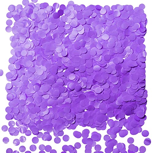 Purple Metallic Foil Round Table Confetti Decor Circle Dots Mylar Table Scatter Confetti Under the Sea Baby Shower Women