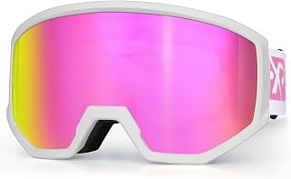 EXP VISION Ski/Snowboard Goggles, Anti-Fog Snow Goggles for Men & Women - Perfect for Skiing, Snowboarding & Winter Sports