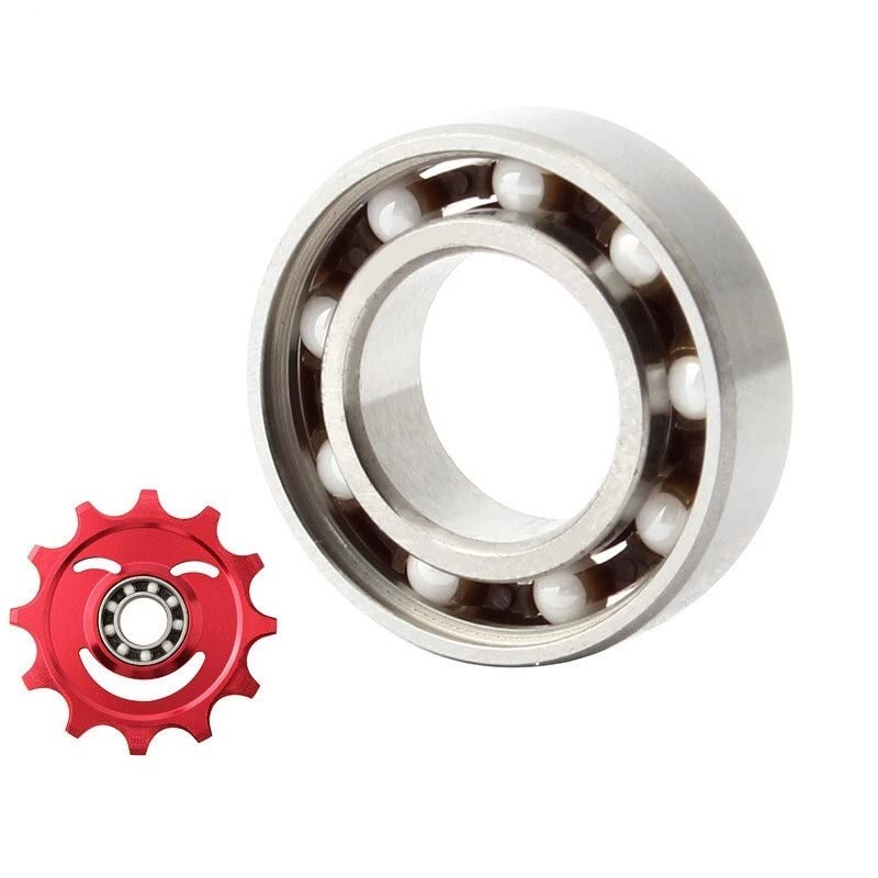 Roulement vélo céramique 6803 2RS Si3N4 blanc haute fluidité