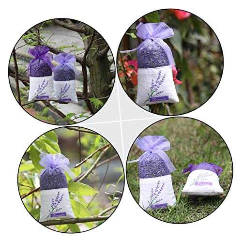 22 bolsas de organza con aroma a lavanda para armarios miniatura 6