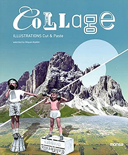COLLAGE illustrations cut & paste (English and Spanish Edition)