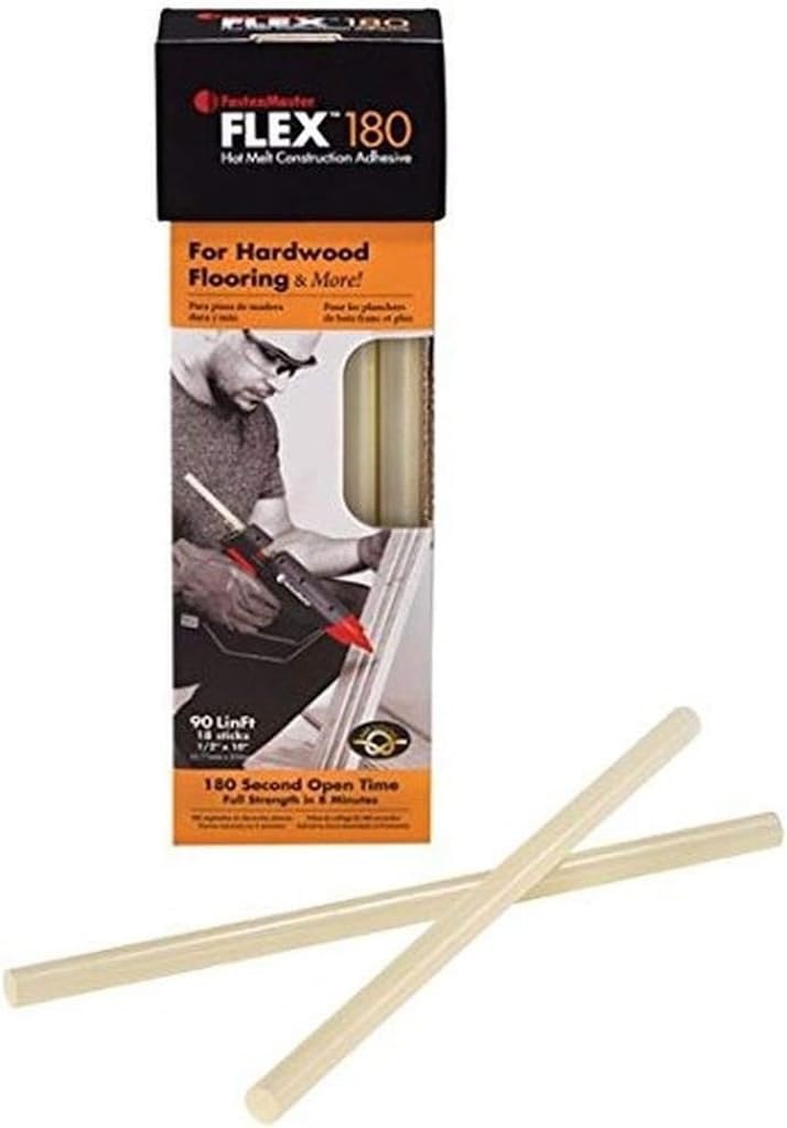 FastenMaster HB 220 Pro Hot Melt Applicator Bundle with FMFLEX180 Adhesive – Professional Glue Gun System for Construction & Assembly Applications