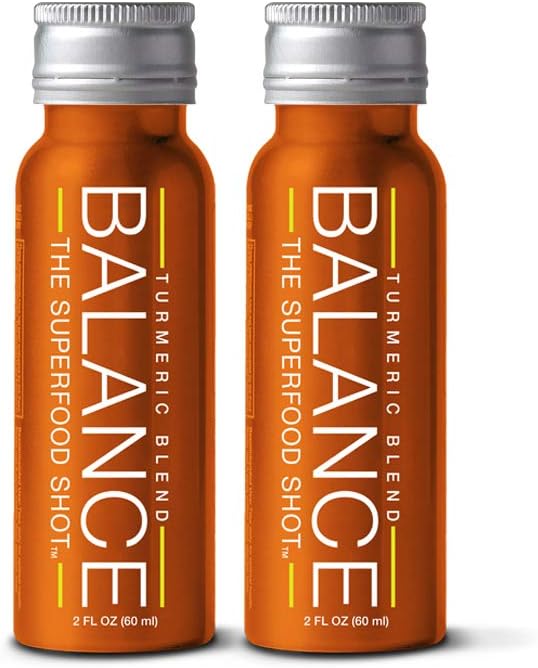 Ginger Turmeric Shot, Organic Cherry Ginger Shot w/Black Pepper, Curcumin, and 1/2 Day of Fruits & Veggies, 2oz Daily Superfood Post Workout Recovery Drink, Vegan & Gluten-Free (2 Pack)