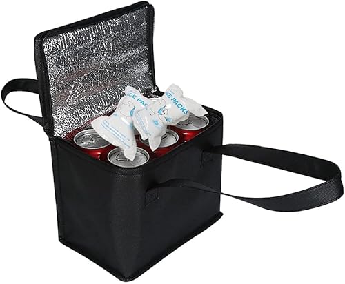 Miniatura 5 de RAINBOW Paquetes de hielo seco para envío de alimentos, pequeñas bolsas frías para bolsas de caja más fría, a prueba de fugas, bolsa de hielo frío