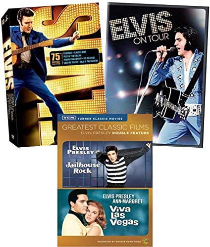 Elvis Presley 10-Movie Collection DVD - Jailhouse Rock/ Viva las Vegas/ Elvis on Tour/ Clambake/ Follow That Dream/ Kid Galahad/ Love me Tender/ Wild in the Country/ Flaming Star