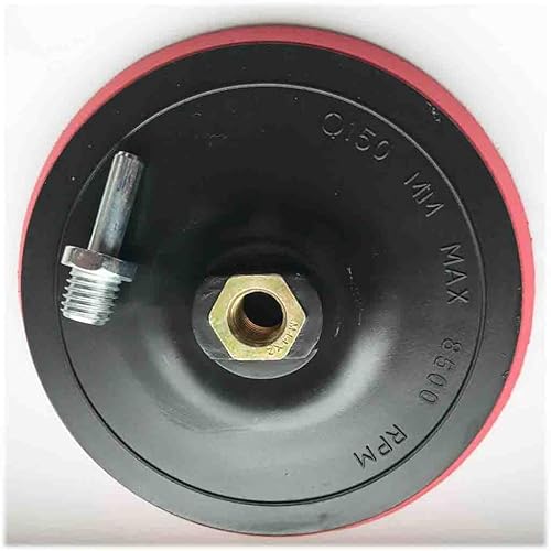 Plato Para Lijadora 150mm. compatible con Velcro M14 y Espiga Taladro