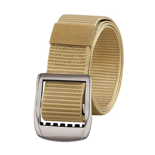 Style Heavy Duty Belt, Webbing EDC Quick-Release Buckle，Nylon Web Belt With Automatic Buckle