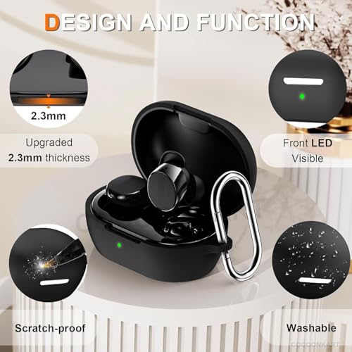 Image of Soft Silicone Case Cover For Bosee New Quietcomfort Headphones(2024) -Black