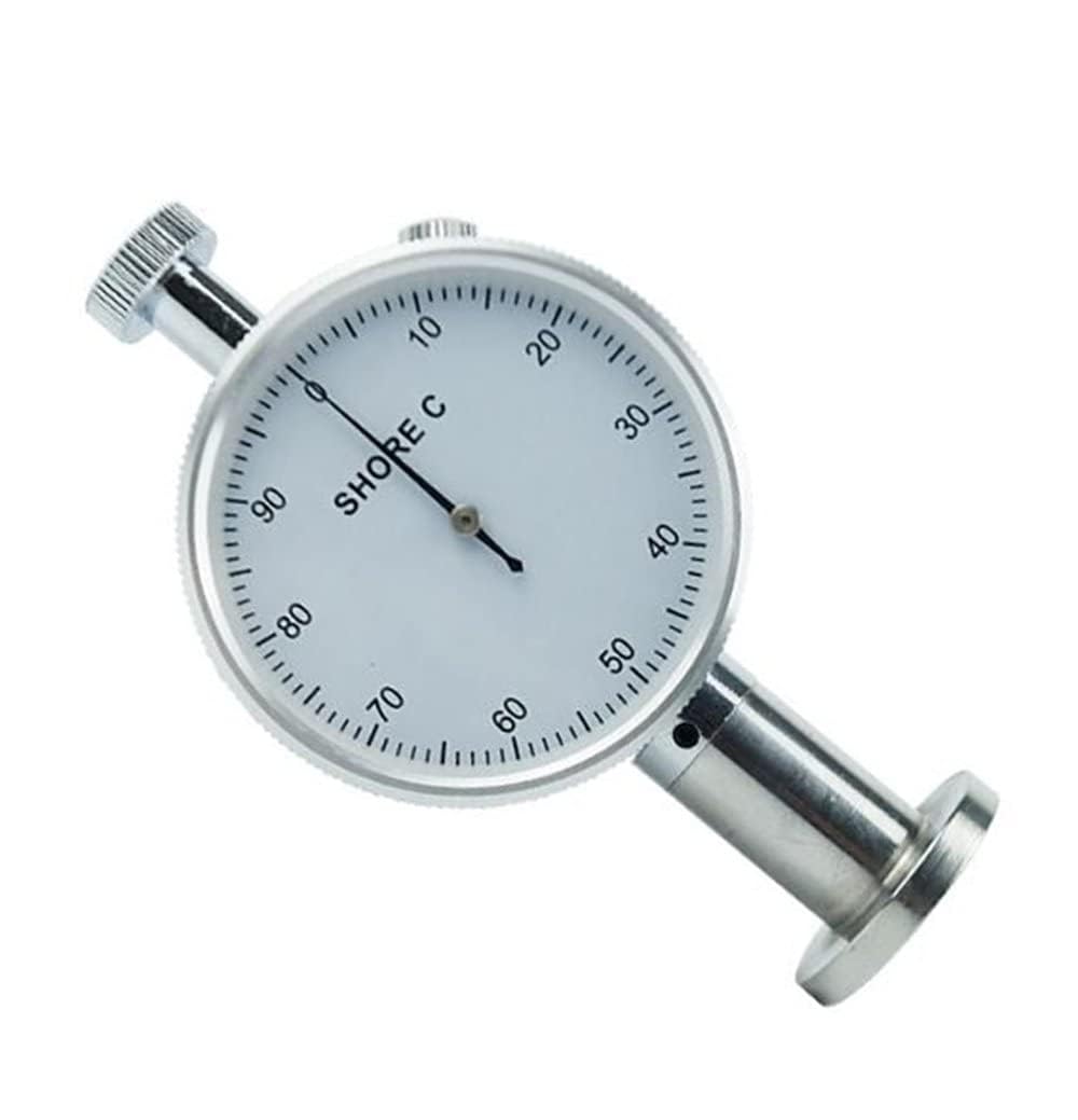 Shore C Hardness Tester Single Needle Hardness Meter Used in Measuring The Hardness of Oak Model Micro Porous Material with Dial Value 0 ～ 100HC Needle Stroke 2.5 mm Needle Point Size SR 2.5 mm