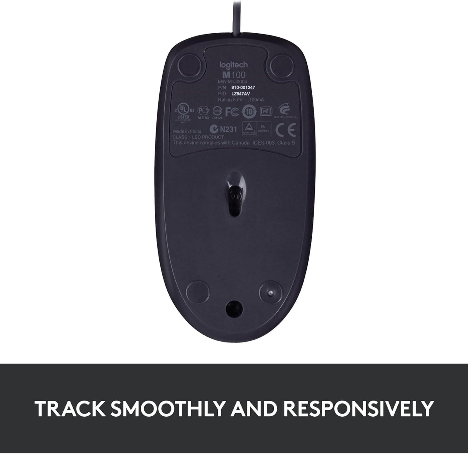 Logitech B100 Optical Business Mouse [zestaw 10 sztuk, czarna]