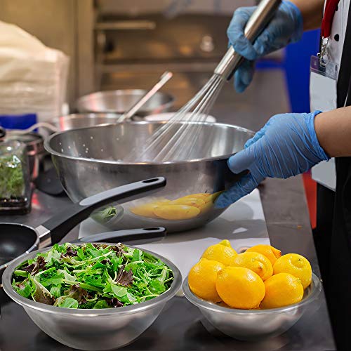 Homearray Stainless Steel Mixing Bowls Set (Set Of 6) - Polished Mirror Kitchen Bowls, Nesting Bowls For Space Saving Storage, Ideal For Cooking, Baking & Serving, Food Prep & Salad Prep. #TOP5