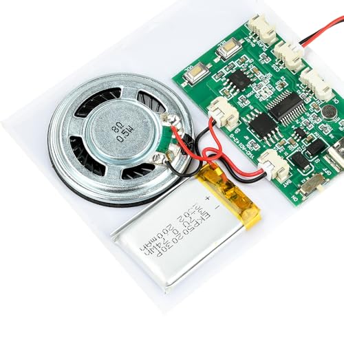 Image of Diymore DIY Birthday Cards Music Module 8MB Push Button Activated Sound Module with Speaker,Easy Recording for Personalized Greetings,DIY Holiday Cards for Women Men Mom Wife Lover Kids Gifts 2 PCS
