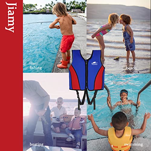 Colete de natação infantil, Vermelho