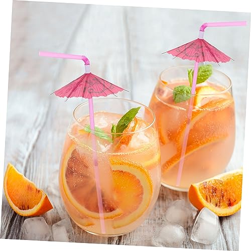 100 Pitillos Decorativos Florales Flexibles para Fiestas miniatura 2