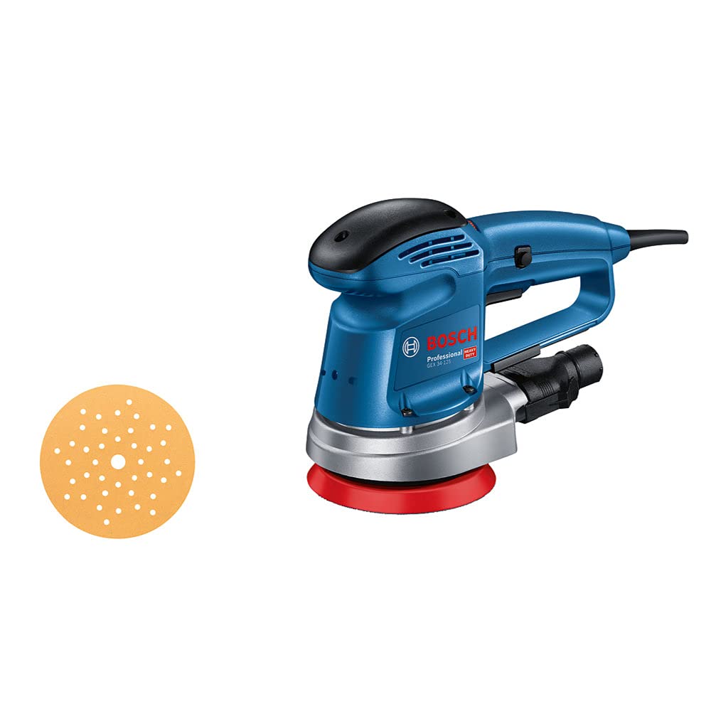 Bosch Professional GEX 34-125 Eksantrik Zımpara (125 mm zımpara diski, 340 Watt)
